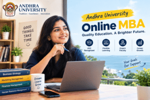 andhra uni online mba fees, admission and review