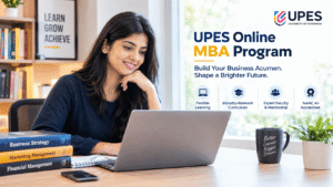 upes online mba program, admission and fees