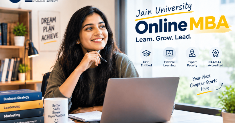 jain university online mba fees, review and admission info