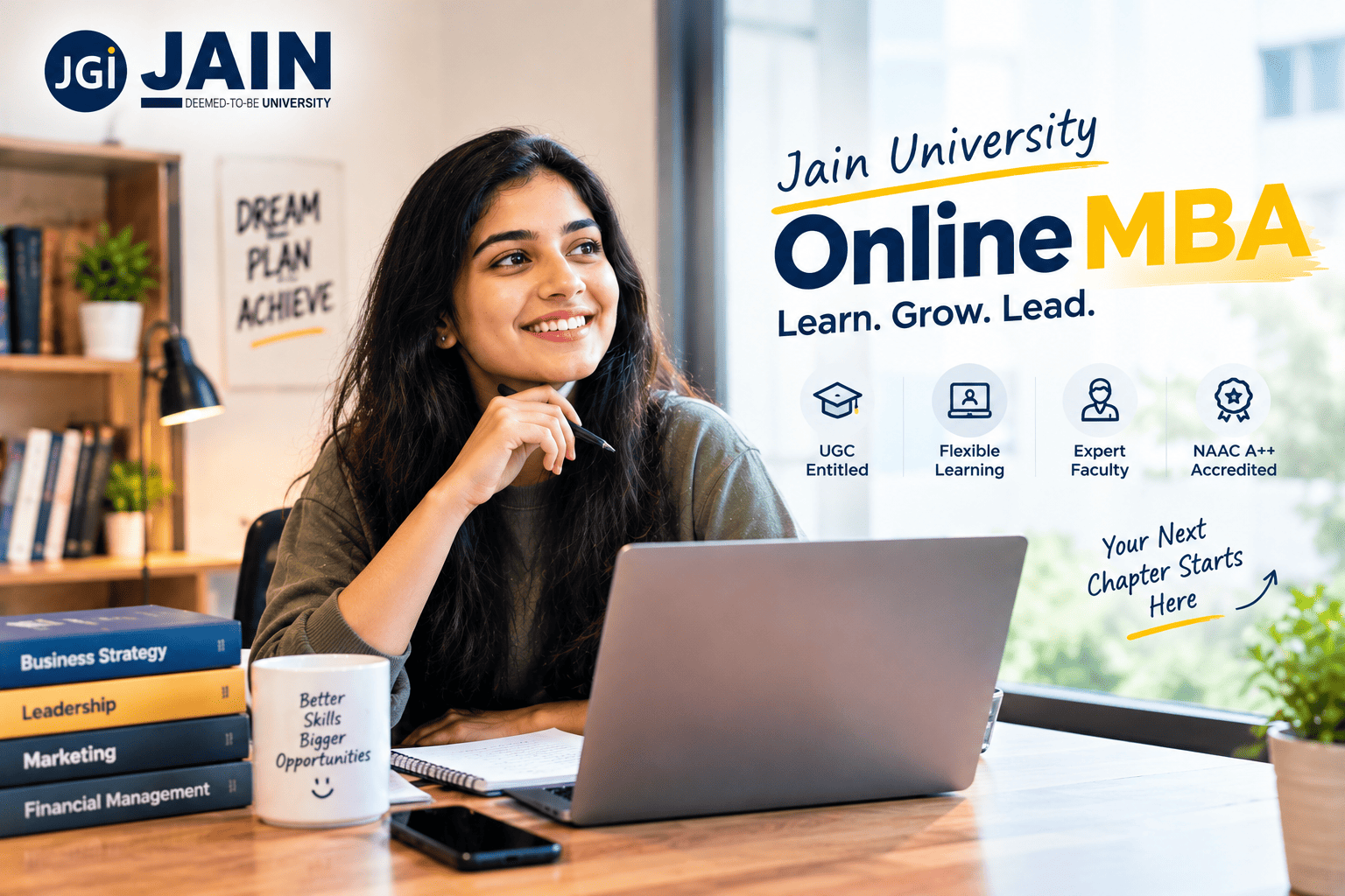 jain university online mba fees, review and admission info