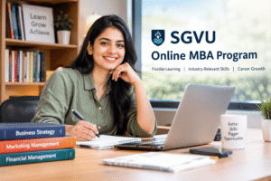 sgvu online mba fees, admission and review