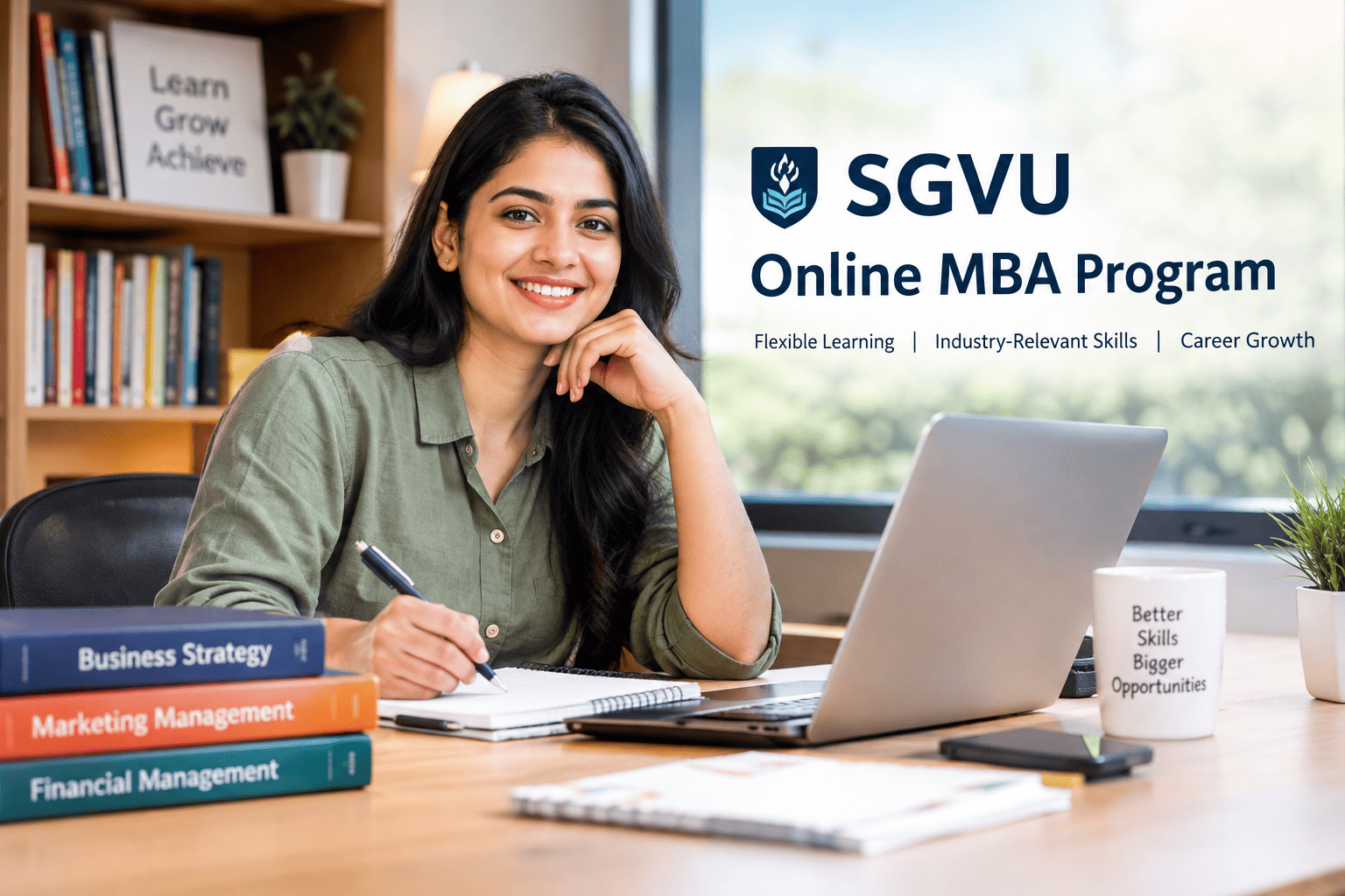 sgvu online mba fees, admission and review